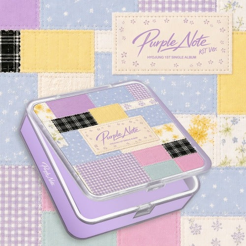 HYOJUNG - 1ST SINGLE ALBUM 'PURPLE NOTE' officiële K-pop release