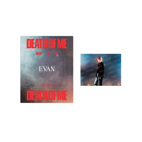 EVAN 1st Mini Album 'DEATH OF ME' Official Merchandise - Photo Magnet Holder Set K-pop merchandise