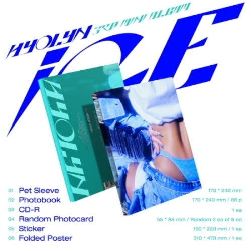 HYOLIN - iCE (3RD MINI ALBUM) officiële K-pop release