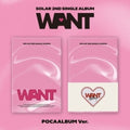 SOLAR - [WANT] (2ND SINGLE ALBUM) (POCAALBUM VER.) - K-pop product