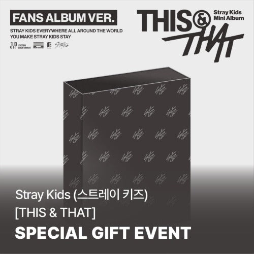 [STRAY KIDS] THIS & THAT (FANS ALBUM VER.) - Aladin Benefit