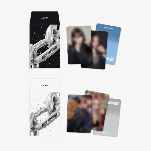 MEOVV GO HARD Random Trading Photocard A en B versies