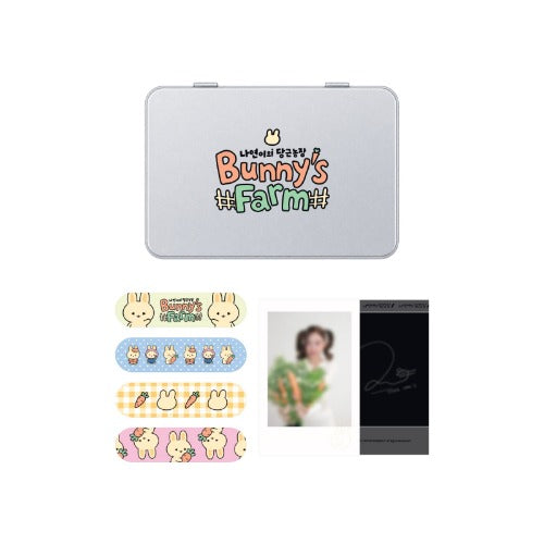 NAYEON BUNNY'S FARM - TIN CASE & BANDAGE SET K-pop merchandise