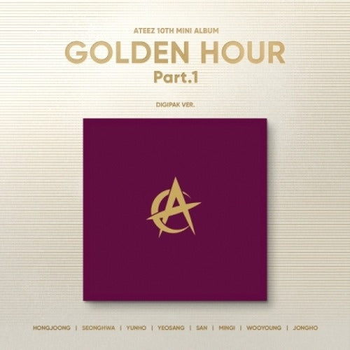 ATEEZ - [GOLDEN HOUR : PART.1] (10TH MINI ALBUM) DIGIPACK VER. - K-pop product