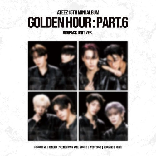 ATEEZ GOLDEN HOUR Part.6 Digipack Unit 4-set met TOKTOQ POB