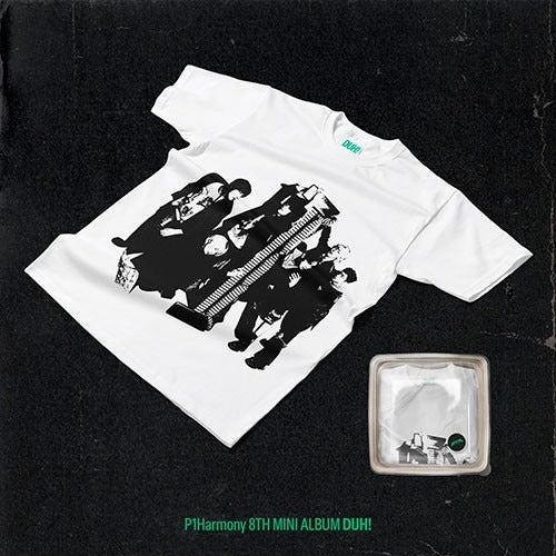 P1HARMONY - [DUH!] (8TH MINI ALBUM) (PLAIN WHITE T VER.) - K-pop product