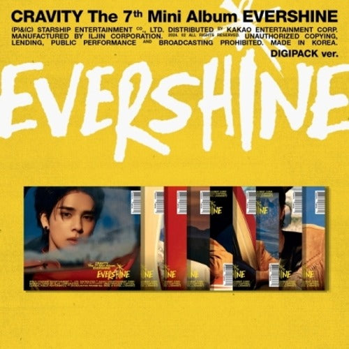 CRAVITY - [EVERSHINE] (7TH MINI ALBUM) (DIGIPACK VER.) - K-pop product