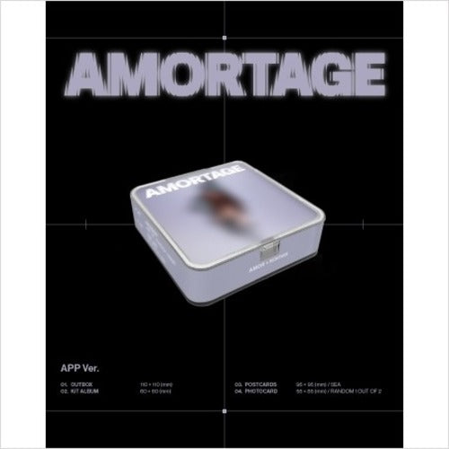 JISOO - MINI ALBUM [AMORTAGE] APP VER. - officiële K-pop release