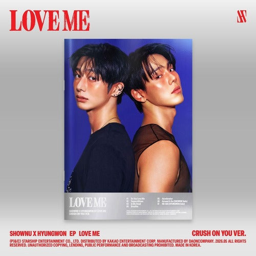 SHOWNU X HYUNGWON - EP [LOVE ME] (CRUSH ON YOU VER.) - K-pop product
