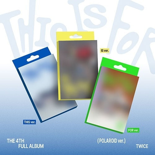 TWICE - [THIS IS FOR] (THE 4TH FULL ALBUM) (POLAROID VER.) - K-pop product
