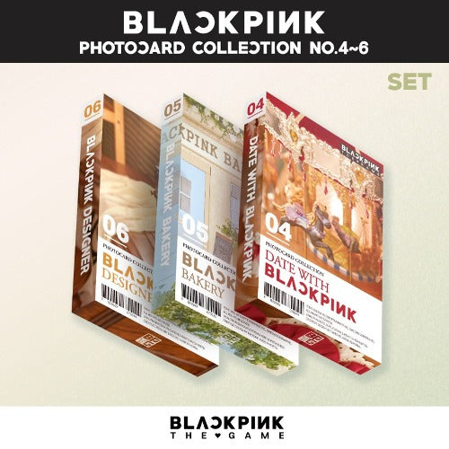 BLACKPINK THE GAME Photocard Collection No. 4-6 Set