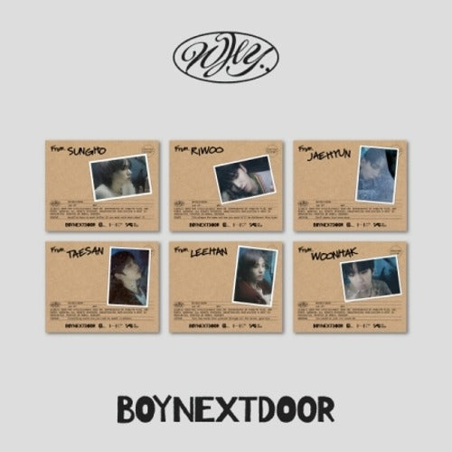 BOYNEXTDOOR - WHY.. - Letter Ver. (Random Member)