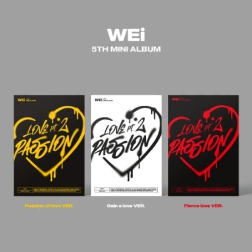 WEI - LOVE PT.2 PASSION (5TH MINI ALBUM) - K-pop product