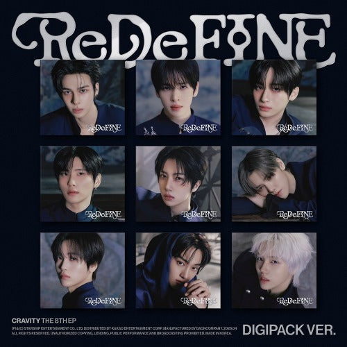 CRAVITY - THE 8TH EP [ReDeFINE] (DIGIPACK VER.) - K-pop product