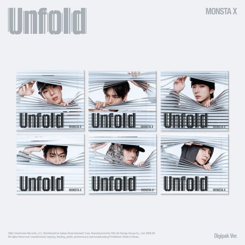 MONSTA X - [UNFOLD] (DIGIPACK VER.) - K-pop product