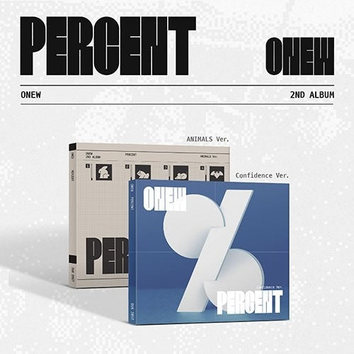 ONEW - 2ND ALBUM [PERCENT] (DIGIPACK VER.) - K-pop product