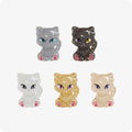 MEOVV GO HARD Character Luck Cat Phone Charm Set