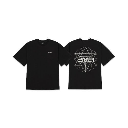 2NE1 WELCOME BACK Symbol T-Shirt in zwart