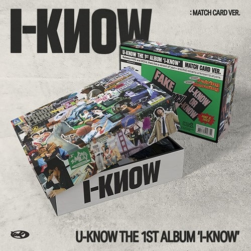 U-KNOW - THE 1ST ALBUM [I-KNOW] (MATCH CARD VER.) - K-pop product