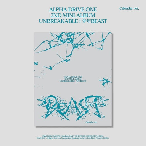 ALPHA DRIVE ONE - 2ND MINI ALBUM 'UNBREAKABLE : 少年BEAST' (CALENDAR VER.)