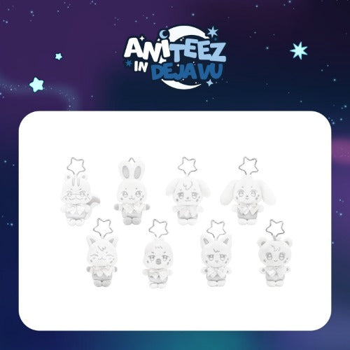 ATEEZ SILVER ANITEEZ PLUSH KEYRING K-pop merchandise