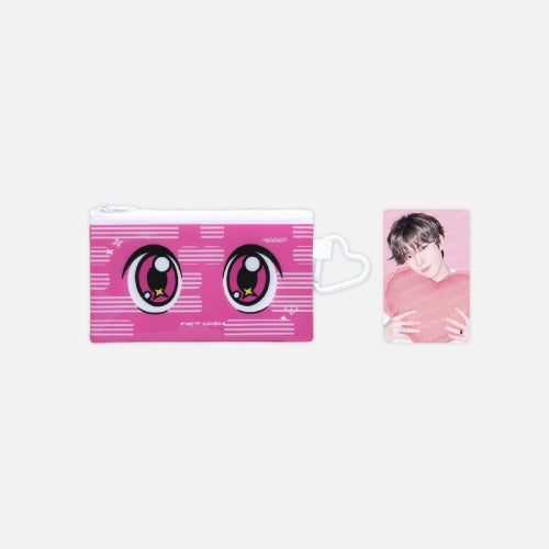 NCT WISH I SPY Pouch Keyring Set officiële productafbeelding