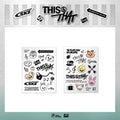STRAY KIDS - THIS & THAT - TATTOO STICKER