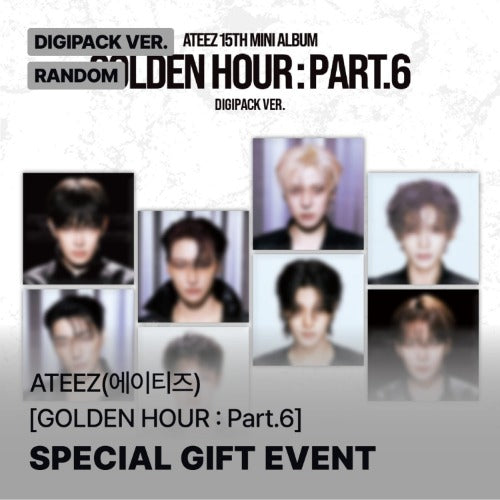 ATEEZ GOLDEN HOUR Part.6 Digipack Ver. met POB