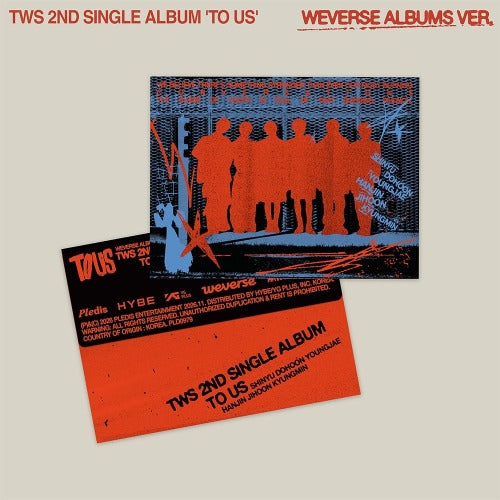 TWS To Us Weverse Albums Ver. K-pop album