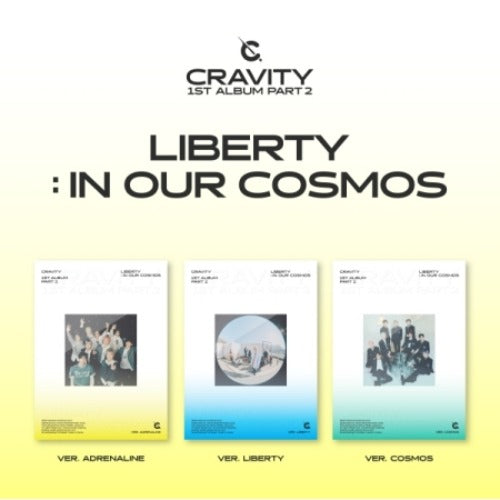 CRAVITY - LIBERTY : IN OUR COSMOS - ADRENALINE / LIBERTY / COSMOS Random