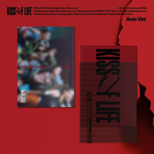 KISS OF LIFE - 2ND SINGLE ALBUM [WHO IS SHE] (AWE VER.) - K-pop product