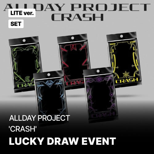 ALLDAY PROJECT CRASH LITE ver. complete set van vijf met Soundwave POB