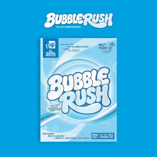 ITZY 2027 SEASON'S GREETINGS BUBBLE RUSH K-pop album