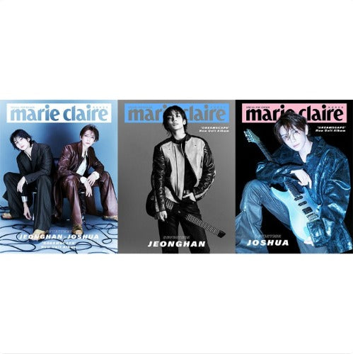 SEVENTEEN JEONGHAN en JOSHUA Marie Claire SPECIAL POP EDITION covers A B en C