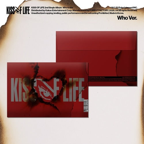 KISS OF LIFE - 2ND SINGLE ALBUM [WHO IS SHE] (WHO VER.) - K-pop product
