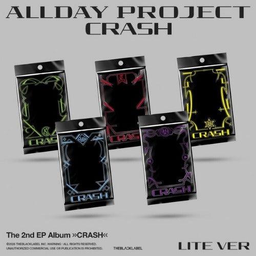 ALLDAY PROJECT 2nd EP Album 'CRASH' Lite Ver. 5EA 1SET K-pop album