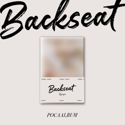 HYUNJUN - BACKSEAT (POCAALBUM) officiële K-pop release