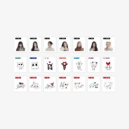 BABYMONSTER SEE YOU THERE Random Seal Sticker Pack