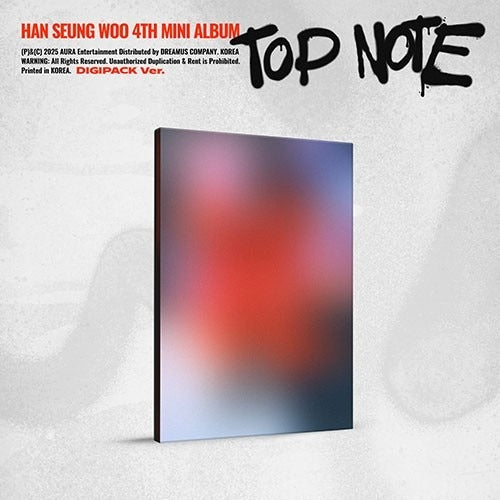 HAN SEUNG WOO - 4TH MINI ALBUM [TOP NOTE] (DIGIPACK VER.) - K-pop product