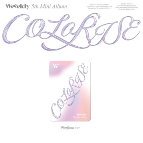 WEEEKLY - [COLORISE] (5TH MINI ALBUM) (PLATFORM VER.) - K-pop product