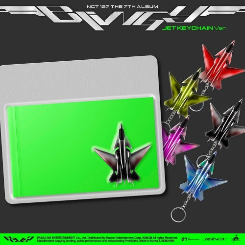 NCT - NCT 127 - THE 7TH ALBUM [BLINGY] (JET KEYCHAIN VER.)