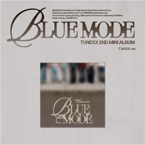 TUNEXX - 2ND MINI ALBUM [BLUE MODE] (T MODE VER.) - K-pop product