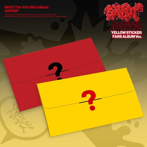 NEXZ - THE 4TH MINI ALBUM 'SAUCIN' (STICKER FANS ALBUM VER.)