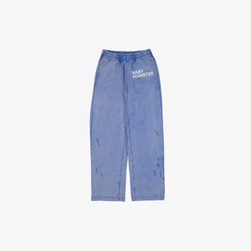 BABYMONSTER HELLOMONSTERS Sweat 2-Way Pants in Sky Blue