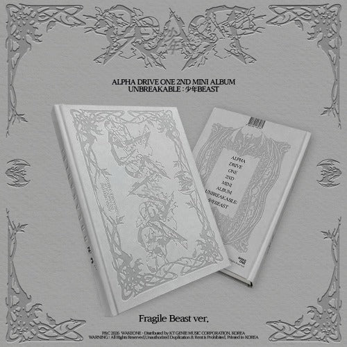 ALPHA DRIVE ONE - 2ND MINI ALBUM 'UNBREAKABLE : 少年BEAST' (FRAGILE BEAST VER.)