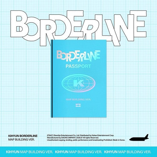 KIHYUN - BORDERLINE (Map Building Ver.) K-pop albumuitvoering