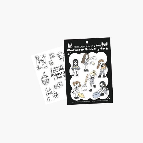 izna FRANCE LOUVRE BAGUETTE - STICKER PACK K-pop merchandise