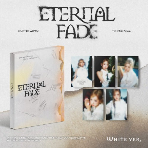 HEART OF WOMAN ETERNAL FADE White Ver. album - voorkant