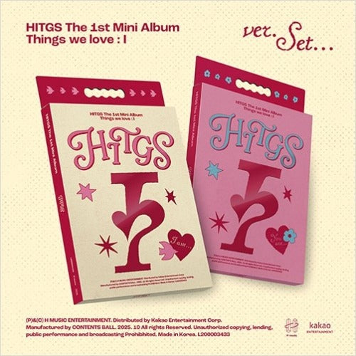 HITGS - Things We Love : I (1st Mini Album)