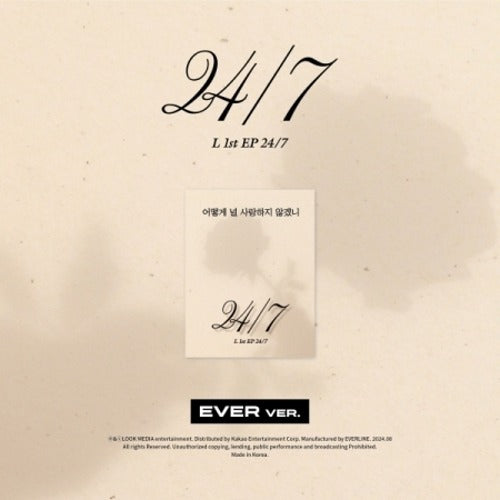 L - 1ST EP [24/7] (EVER VER.) - K-pop product